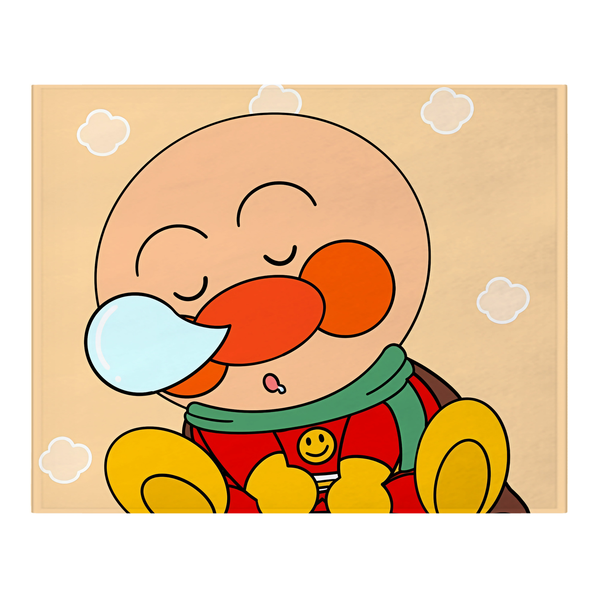 （画像用） アンパンマン Anpanman フランネルブランケット・多サイズ対応（横型）