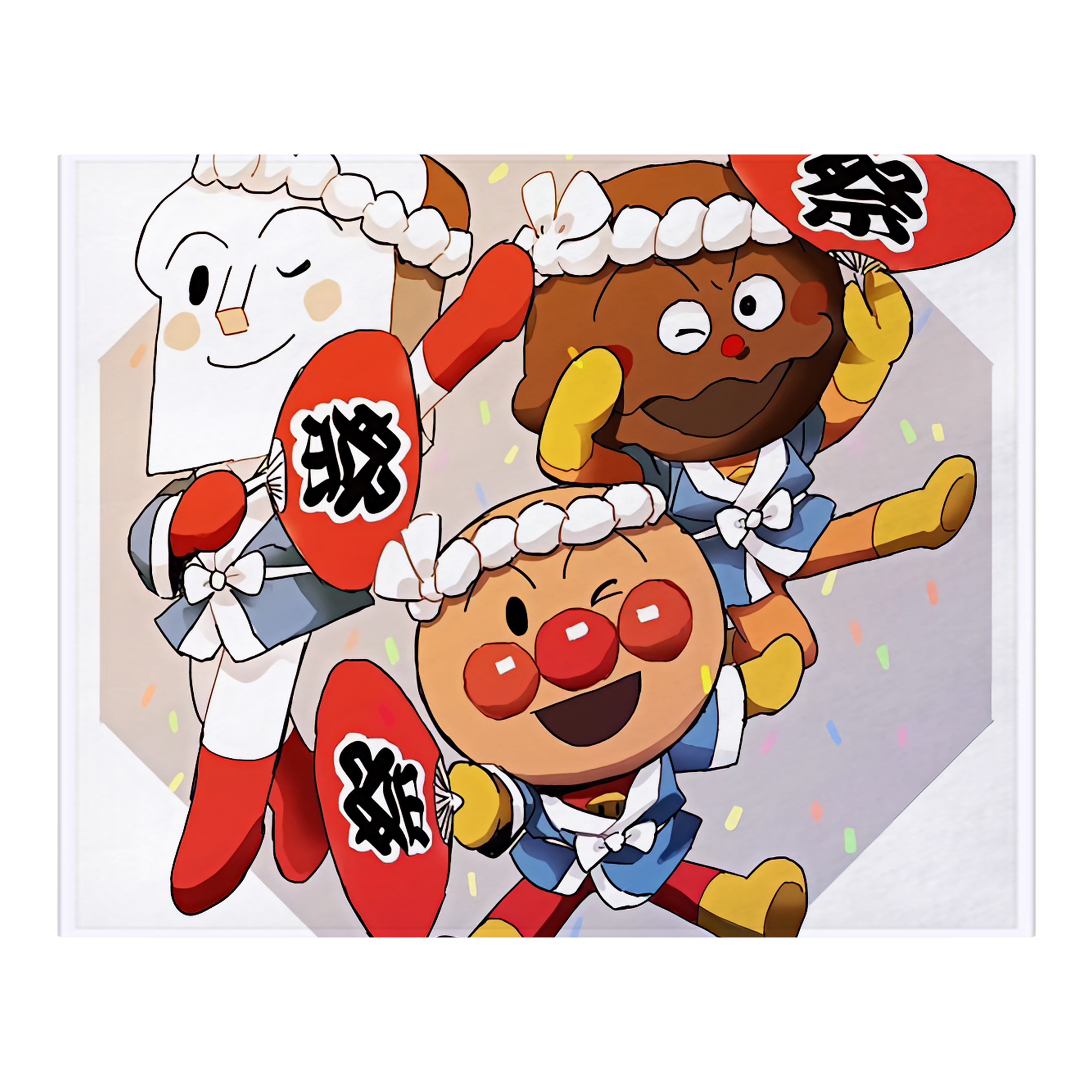 （画像用） アンパンマン Anpanman フランネルブランケット・多サイズ対応（横型）