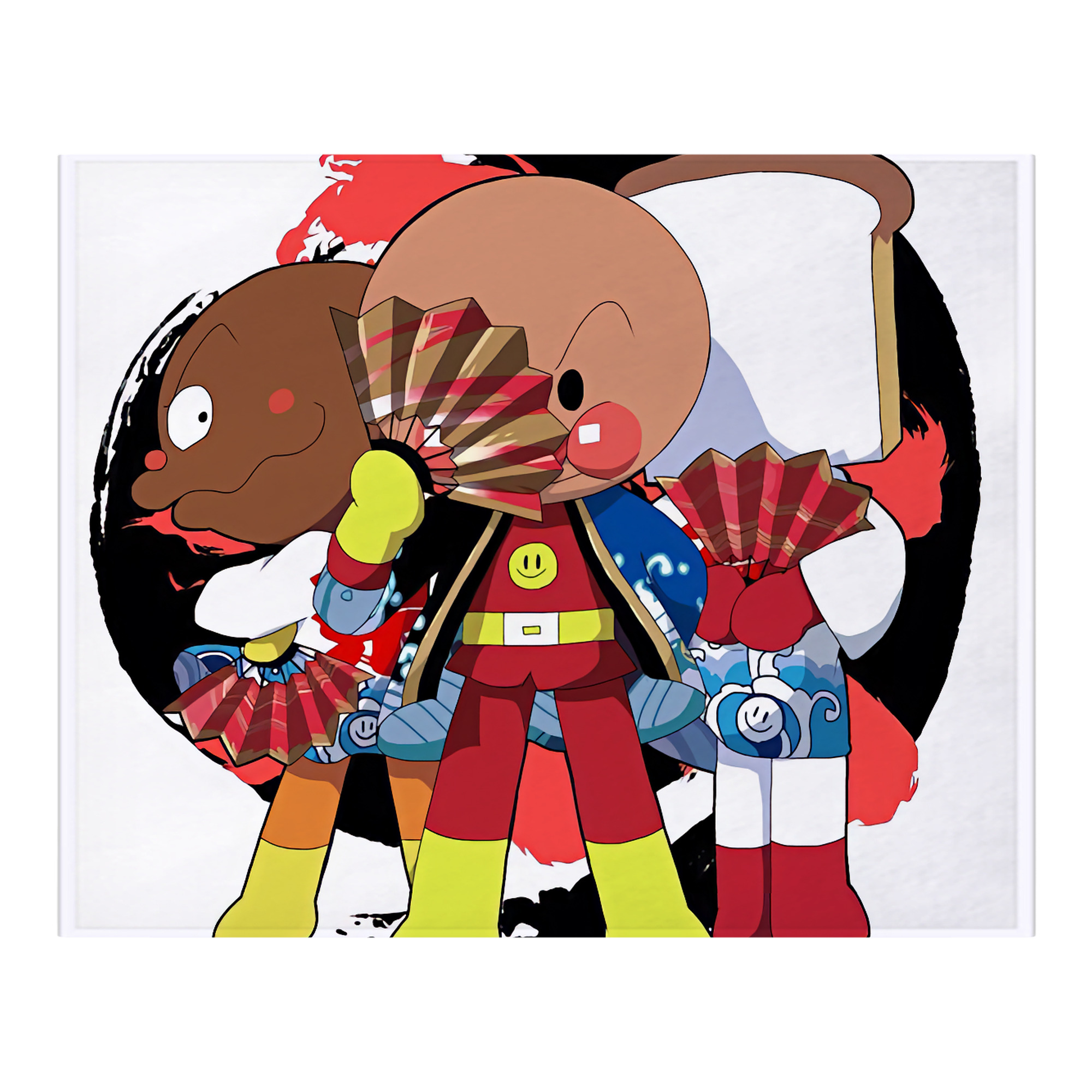 （画像用） アンパンマン Anpanman フランネルブランケット・多サイズ対応（横型）
