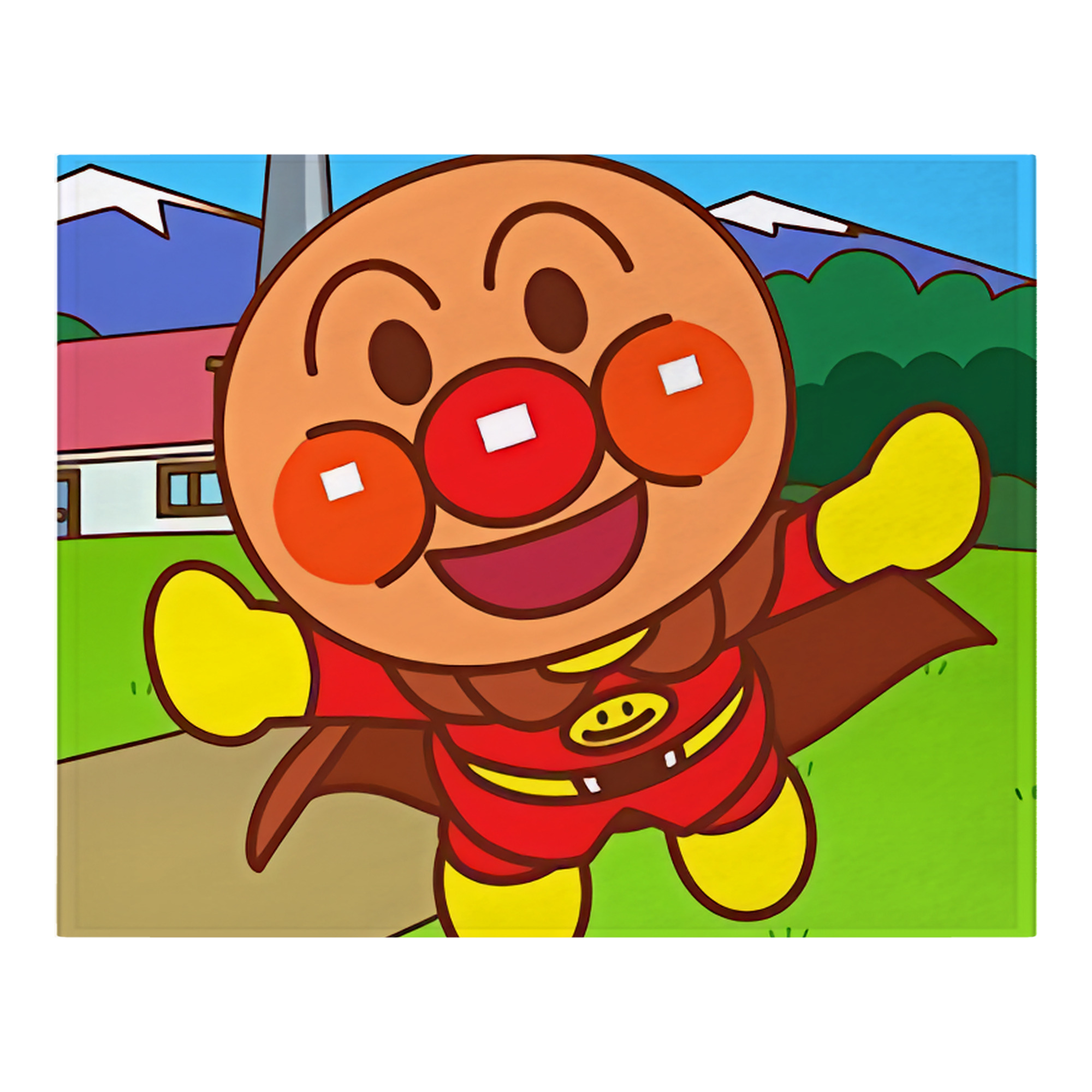 （画像用） アンパンマン Anpanman フランネルブランケット・多サイズ対応（横型）