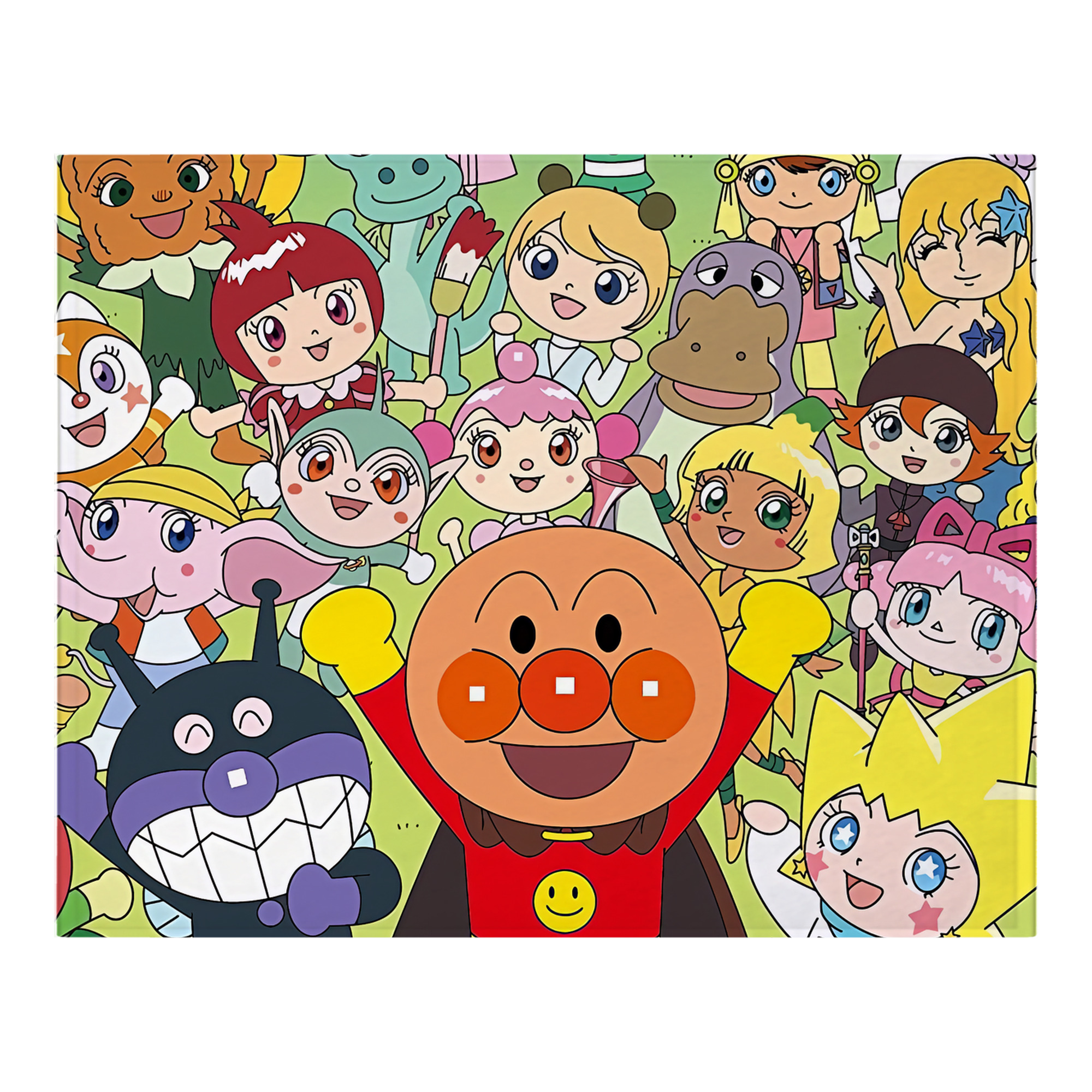（画像用） アンパンマン Anpanman フランネルブランケット・多サイズ対応（横型）