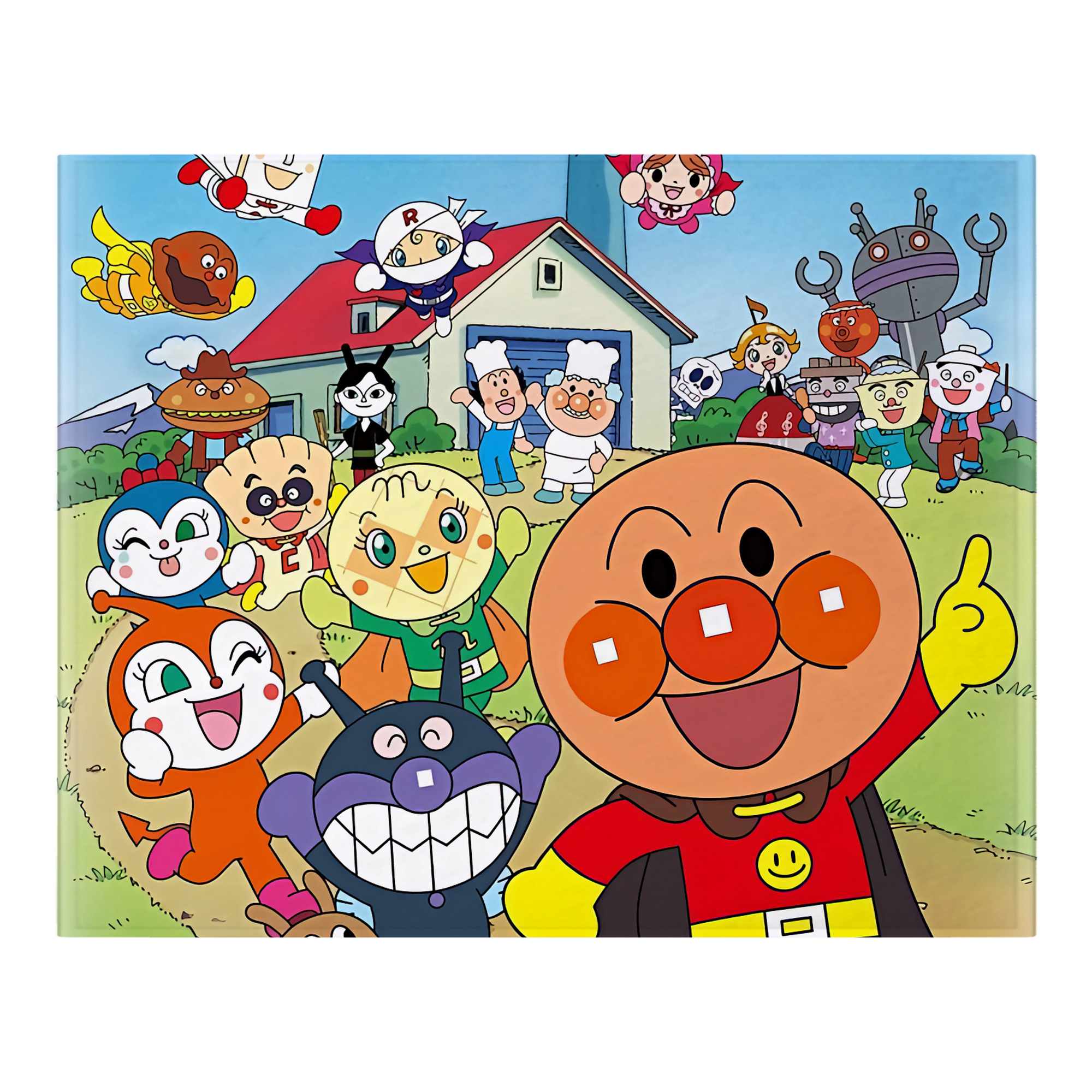 （画像用） アンパンマン Anpanman フランネルブランケット・多サイズ対応（横型）