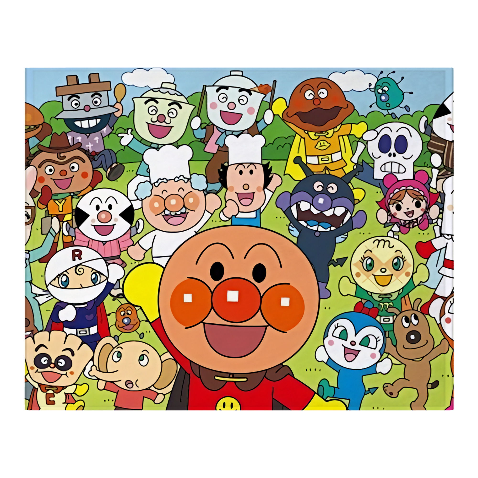 （画像用） アンパンマン Anpanman フランネルブランケット・多サイズ対応（横型）