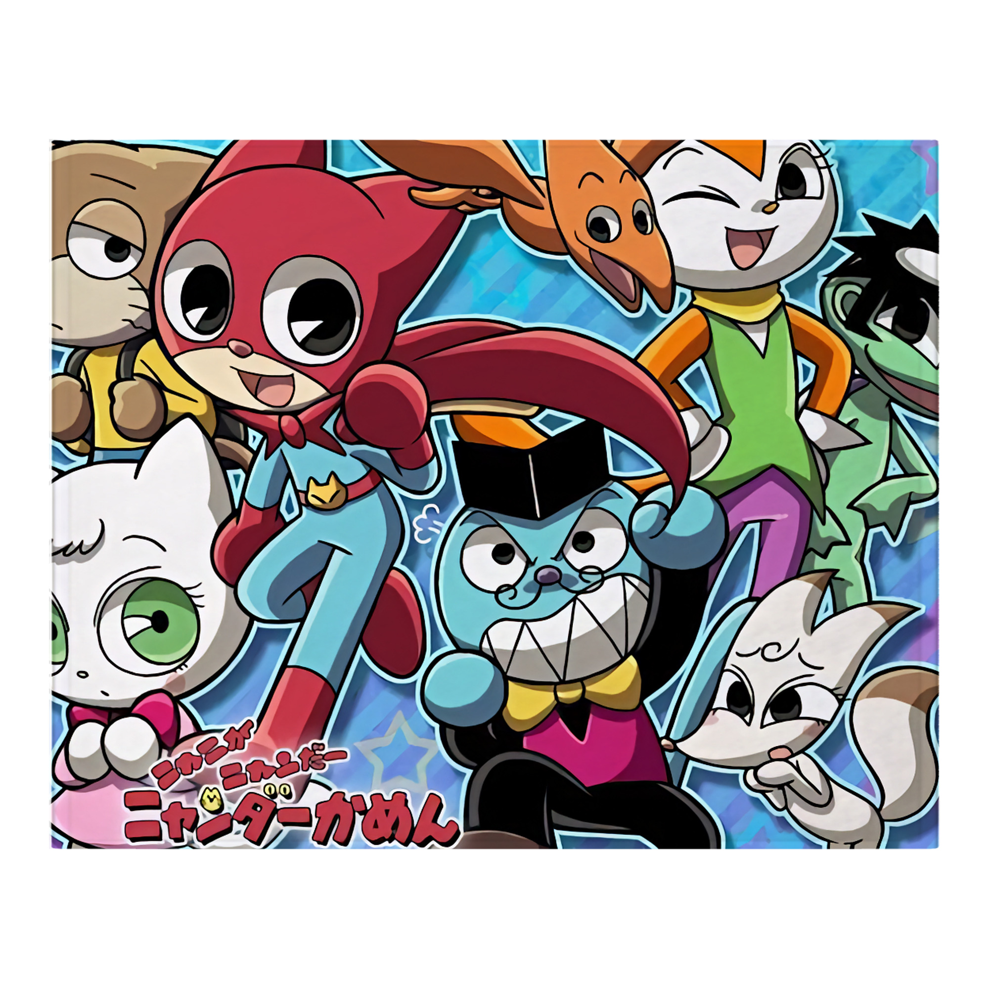 （画像用） アンパンマン Anpanman フランネルブランケット・多サイズ対応（横型）