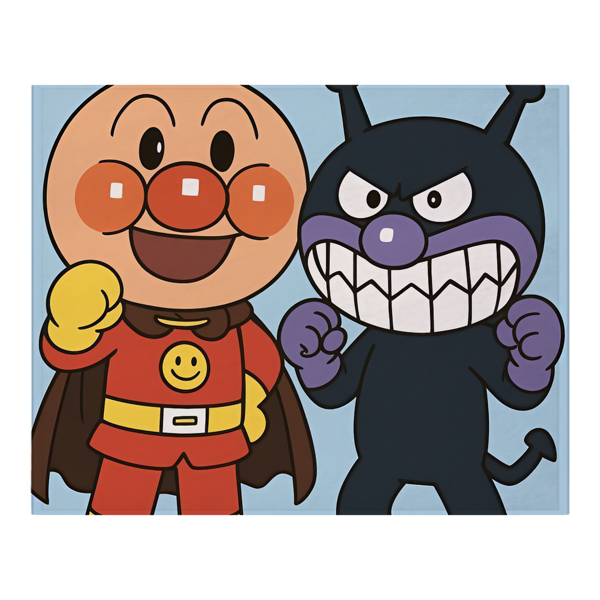 （画像用） アンパンマン Anpanman フランネルブランケット・多サイズ対応（横型）