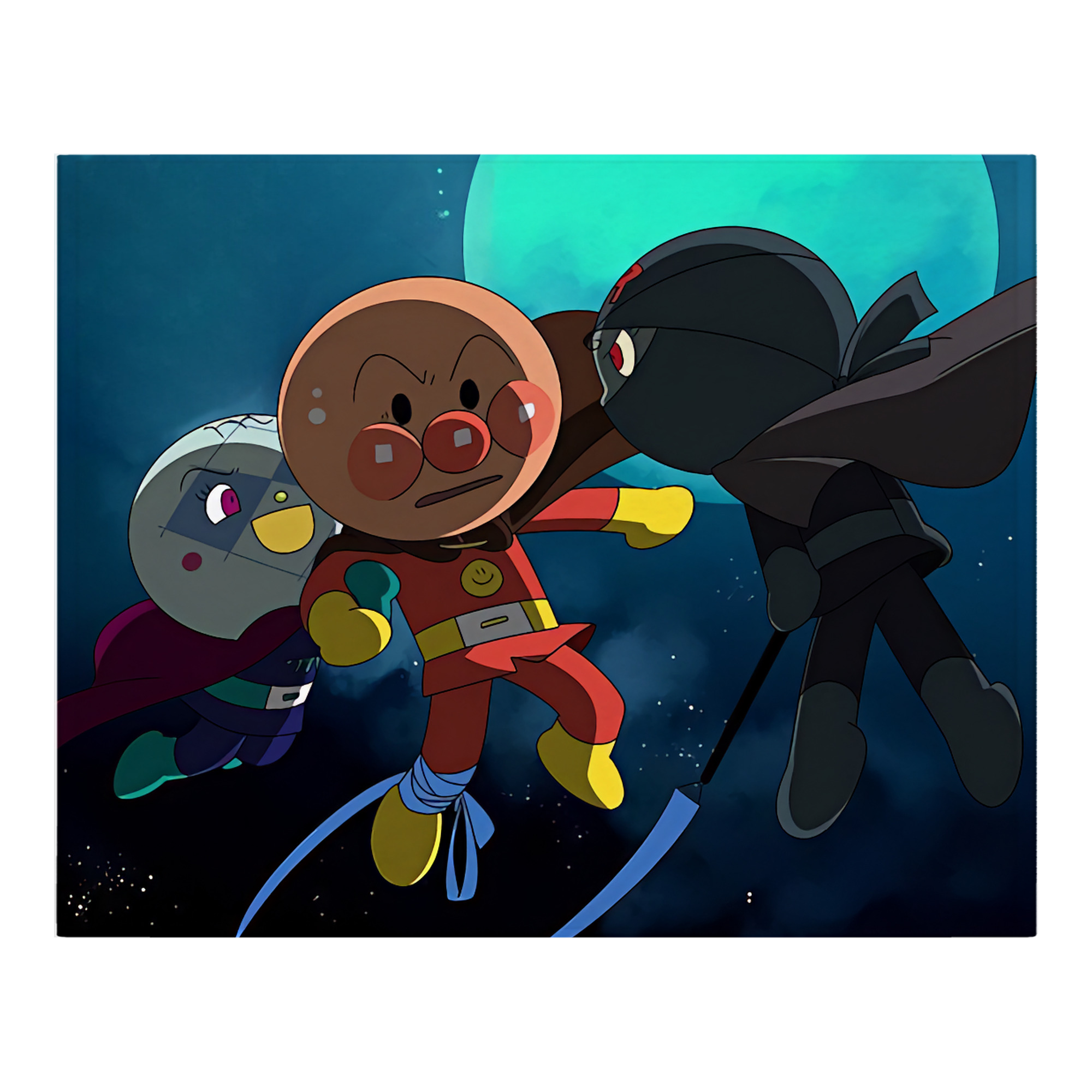 （画像用） アンパンマン Anpanman フランネルブランケット・多サイズ対応（横型）