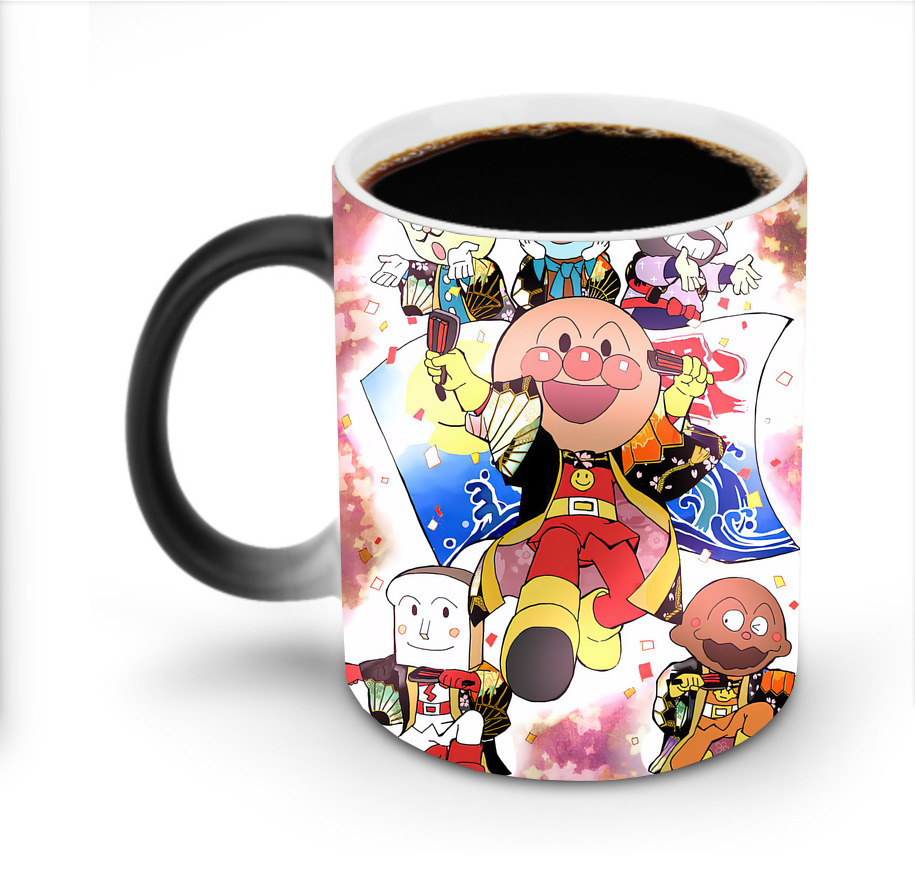 （画像用） アンパンマン Anpanman 温度変色マグカップ