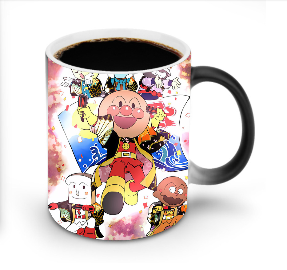 （画像用） アンパンマン Anpanman 温度変色マグカップ