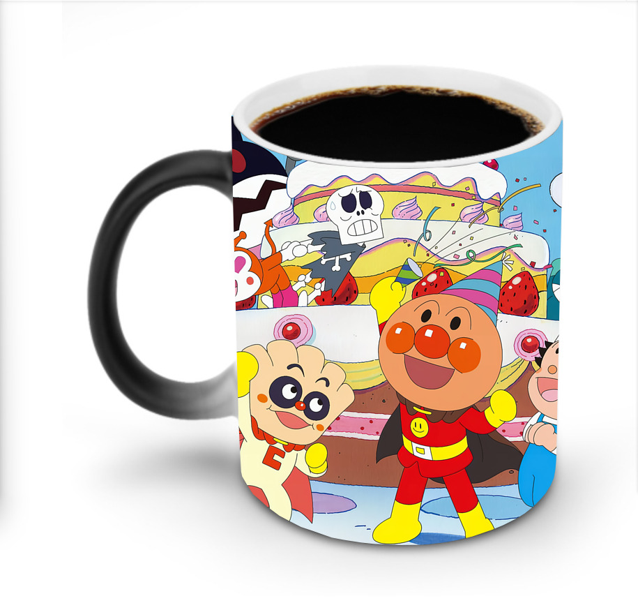 （画像用） アンパンマン Anpanman 温度変色マグカップ