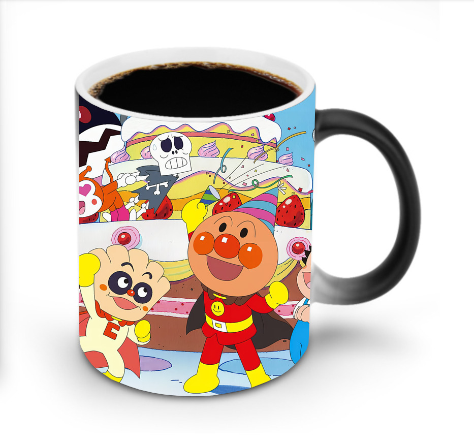 （画像用） アンパンマン Anpanman 温度変色マグカップ