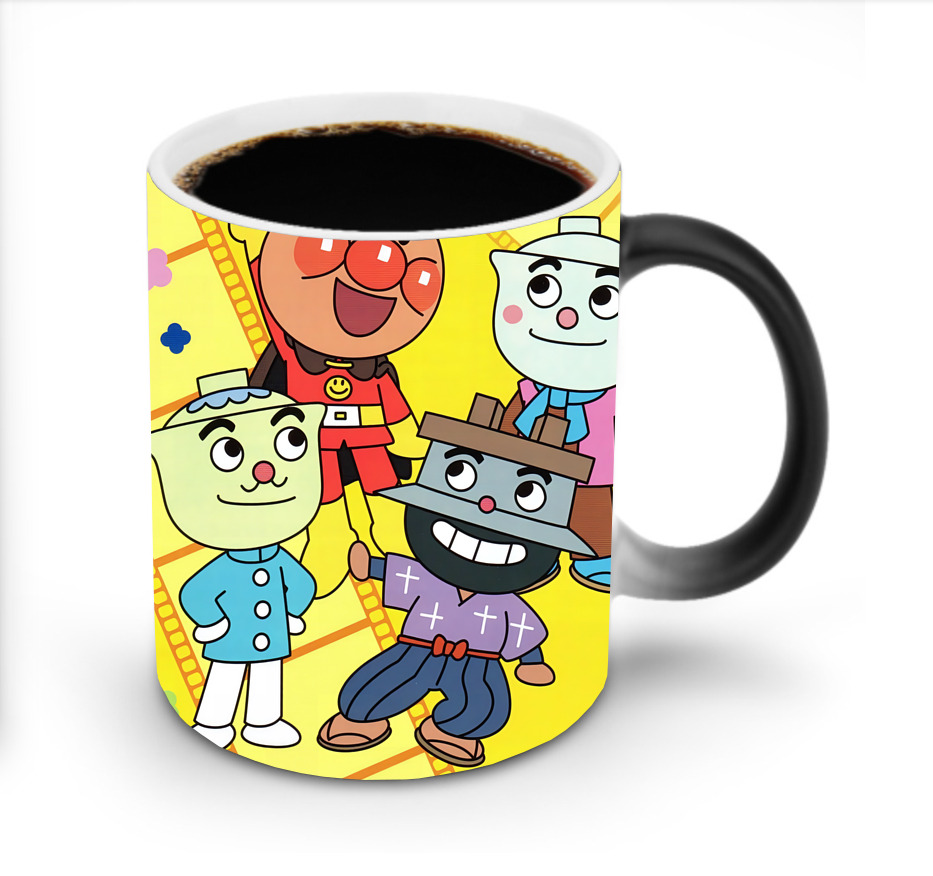 （画像用） アンパンマン Anpanman 温度変色マグカップ