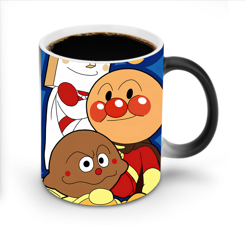 （画像用） アンパンマン Anpanman 温度変色マグカップ