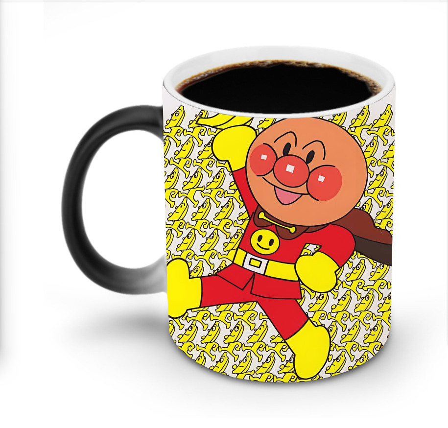 （画像用） アンパンマン Anpanman 温度変色マグカップ