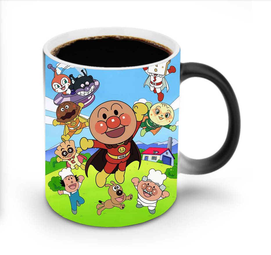 （画像用） アンパンマン Anpanman 温度変色マグカップ