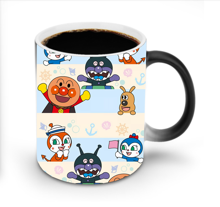 （画像用） アンパンマン Anpanman 温度変色マグカップ
