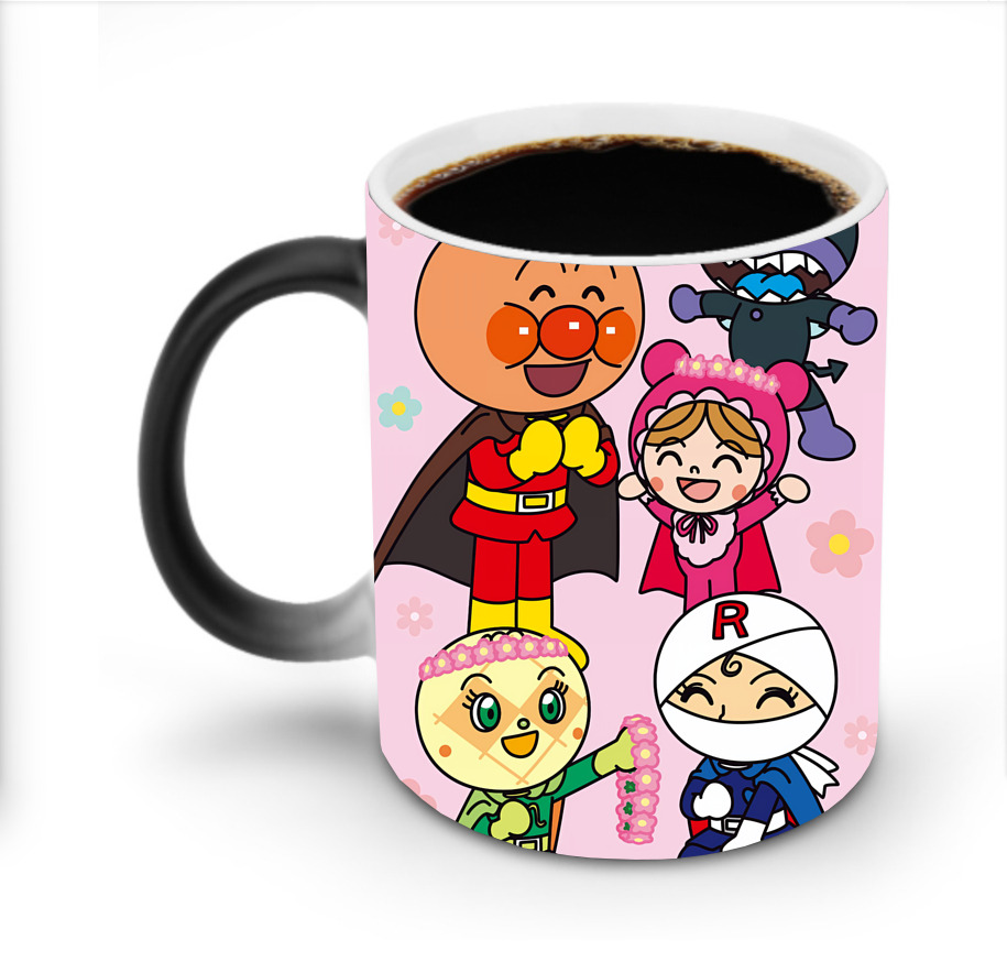 （画像用） アンパンマン Anpanman 温度変色マグカップ