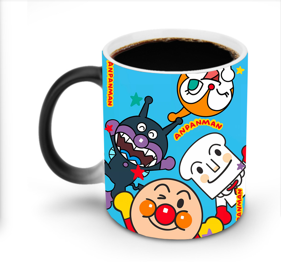 （画像用） アンパンマン Anpanman 温度変色マグカップ