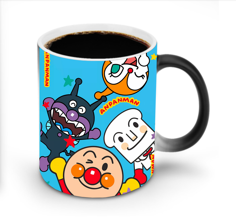 （画像用） アンパンマン Anpanman 温度変色マグカップ