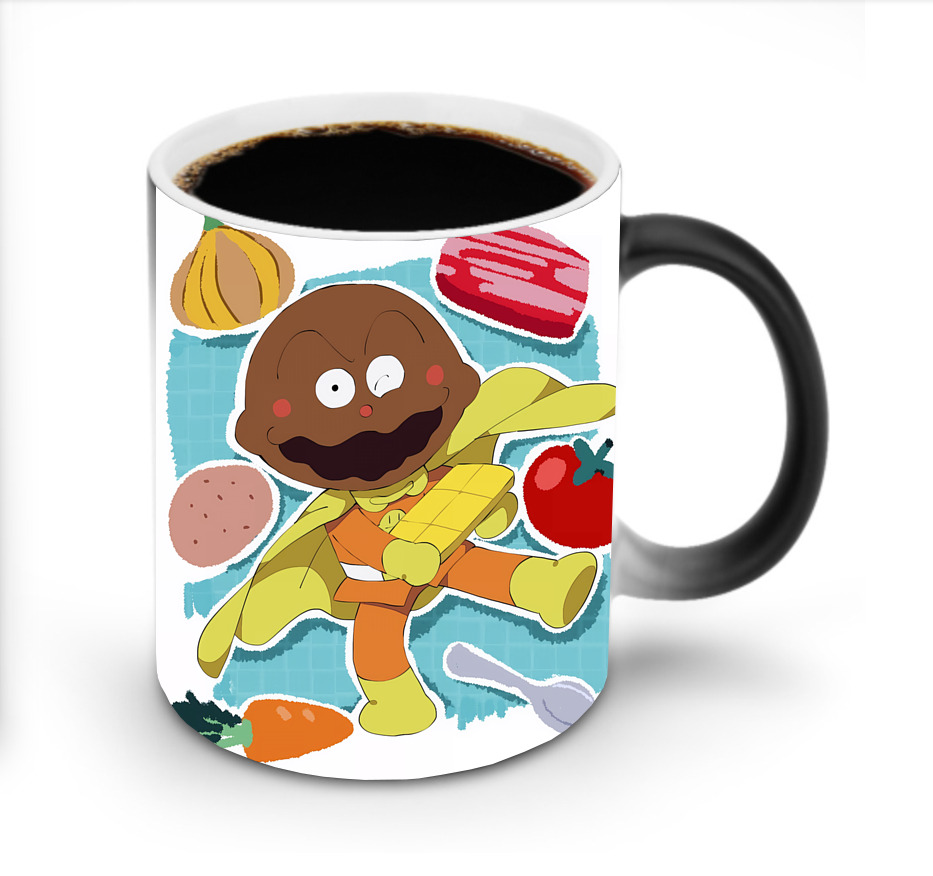 （画像用） アンパンマン Anpanman 温度変色マグカップ