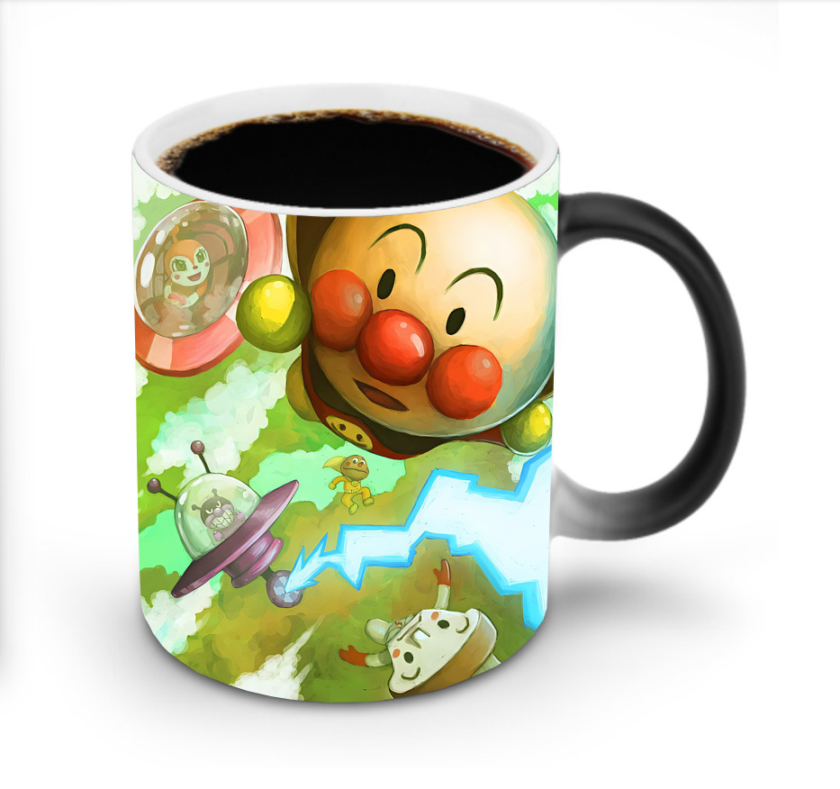 （画像用） アンパンマン Anpanman 温度変色マグカップ