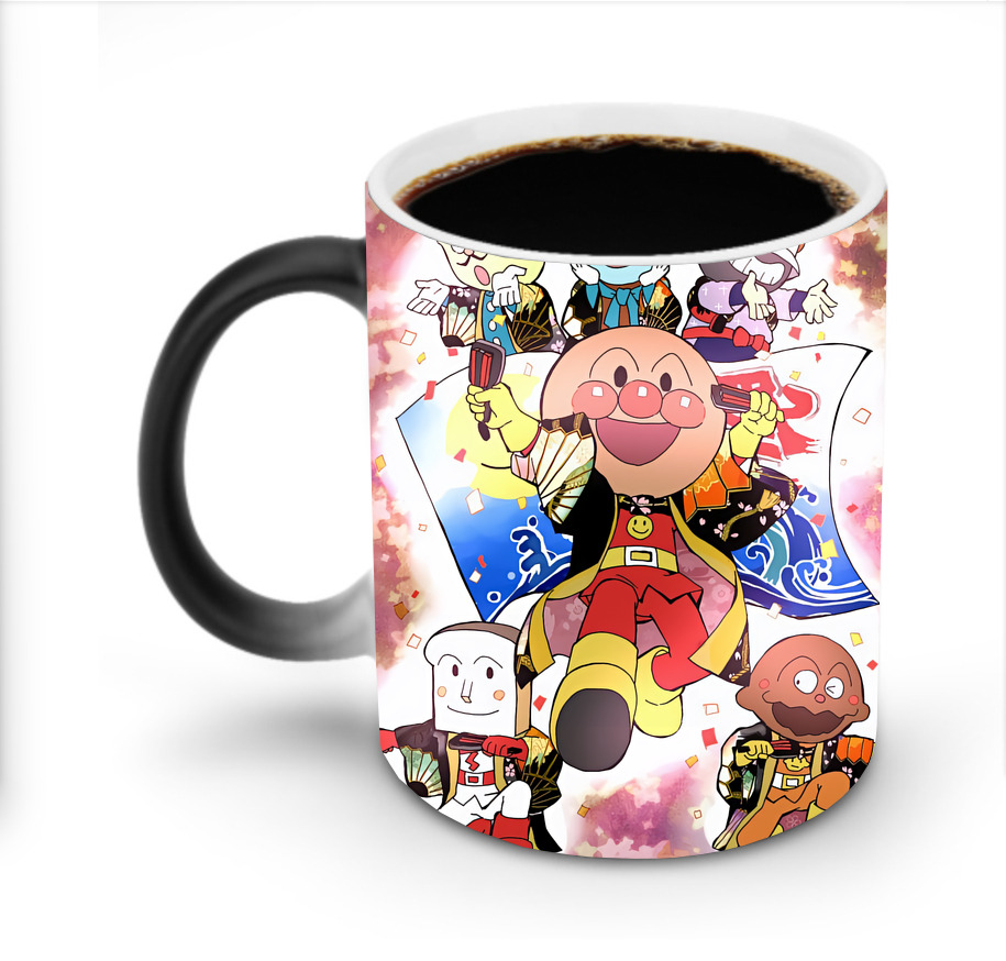 （画像用） アンパンマン Anpanman 温度変色マグカップ