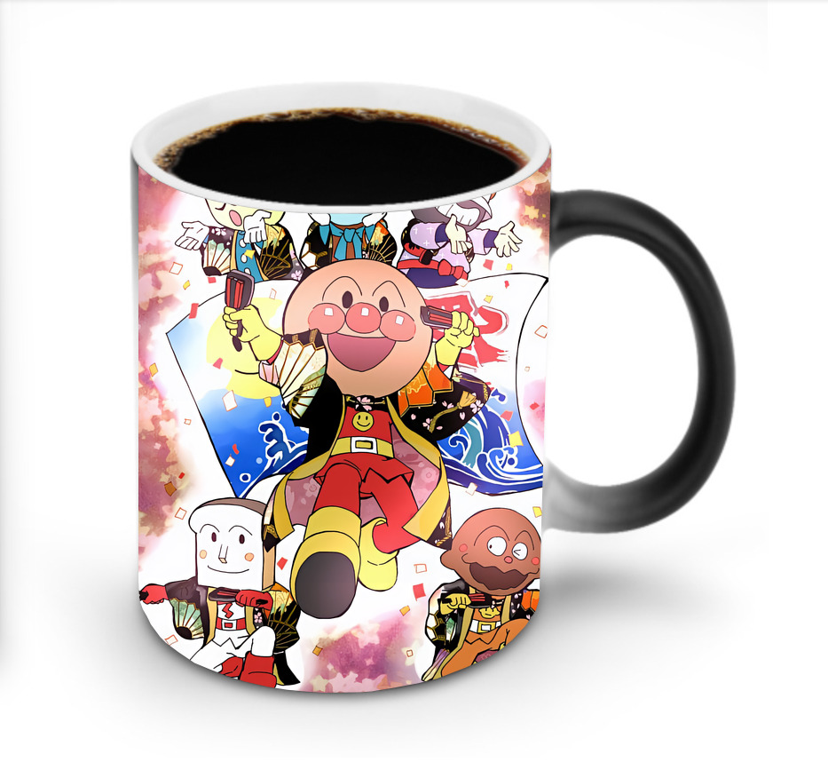 （画像用） アンパンマン Anpanman 温度変色マグカップ