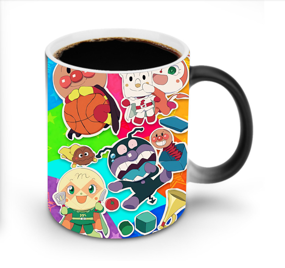 （画像用） アンパンマン Anpanman 温度変色マグカップ