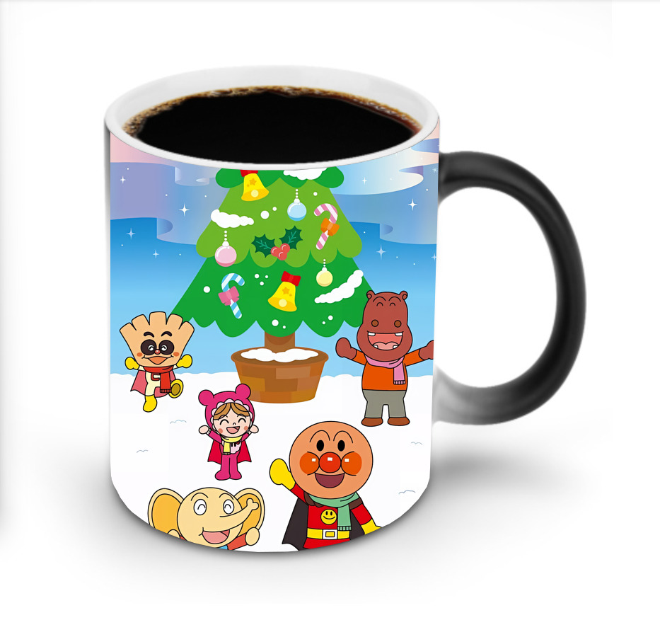 （画像用） アンパンマン Anpanman 温度変色マグカップ