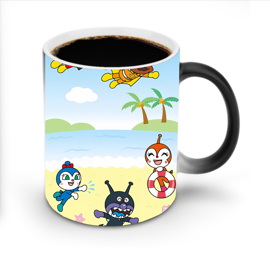 （画像用） アンパンマン Anpanman 温度変色マグカップ