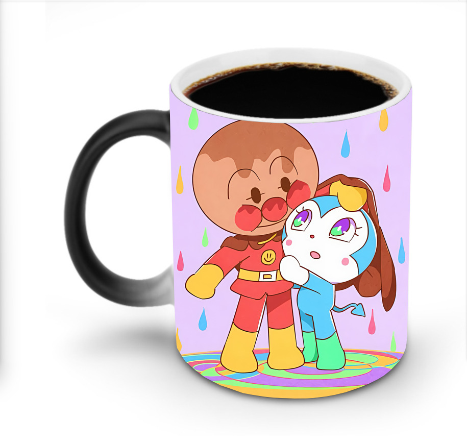 （画像用） アンパンマン Anpanman 温度変色マグカップ