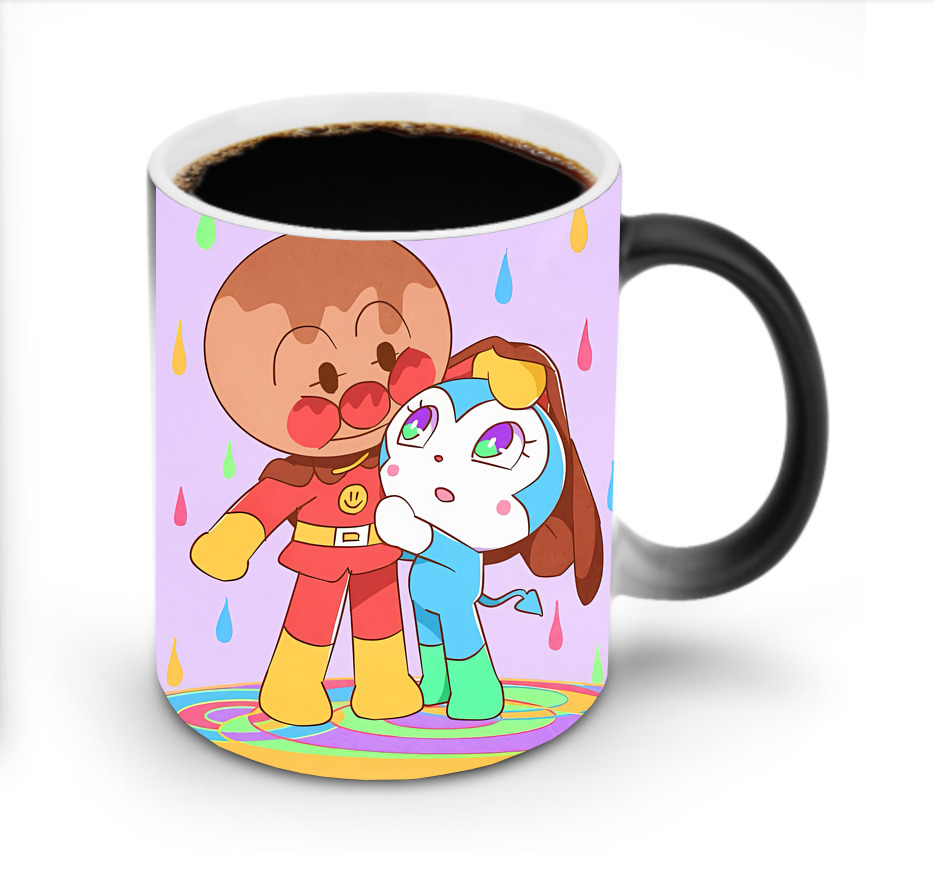 （画像用） アンパンマン Anpanman 温度変色マグカップ