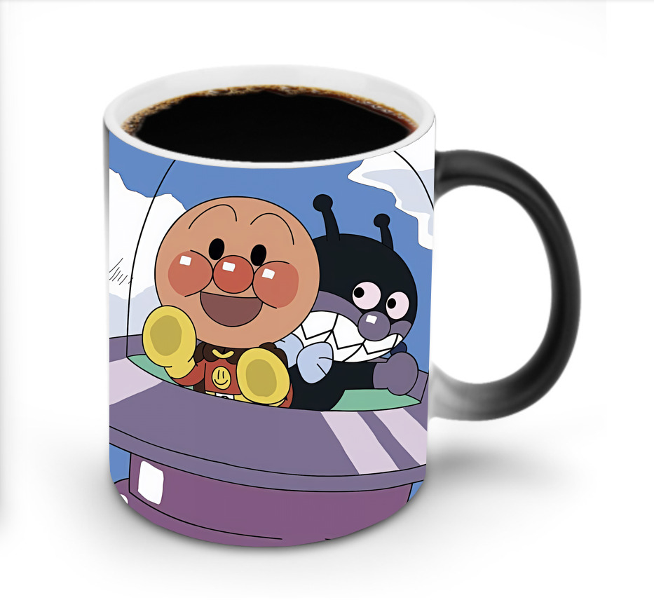 （画像用） アンパンマン Anpanman 温度変色マグカップ