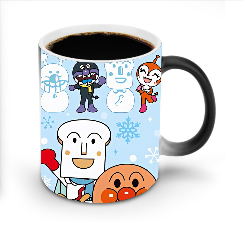 （画像用） アンパンマン Anpanman 温度変色マグカップ