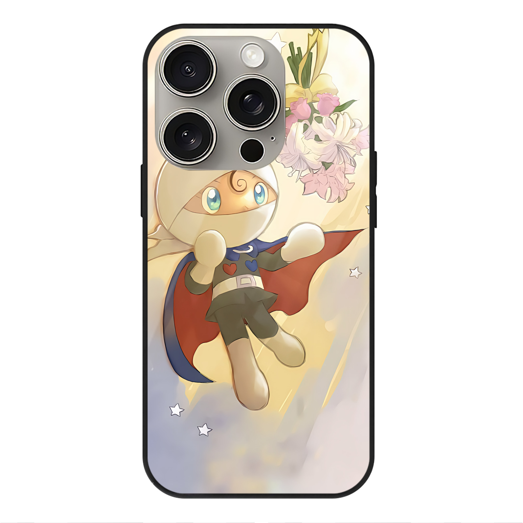 （画像用） アンパンマン Anpanman 【iPhone15Pro対応】スマホケース 耐衝撃＆黄変防止 背面ガラス