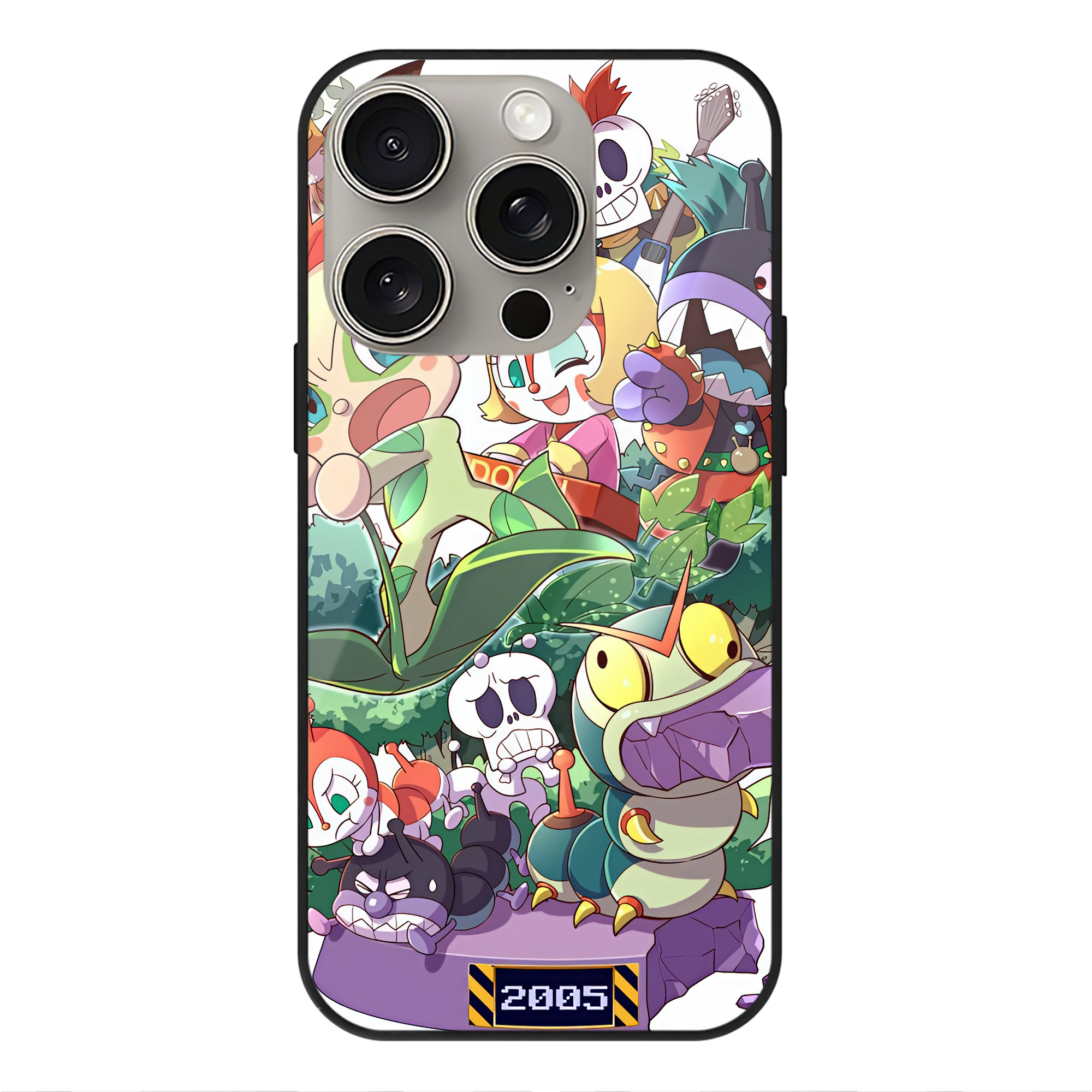 （画像用） アンパンマン Anpanman 【iPhone15Pro対応】スマホケース 耐衝撃＆黄変防止 背面ガラス