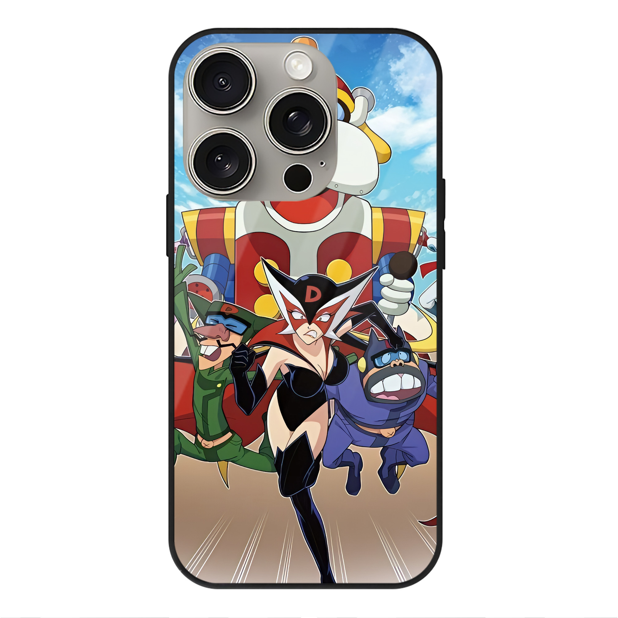 （画像用） アンパンマン Anpanman 【iPhone15Pro対応】スマホケース 耐衝撃＆黄変防止 背面ガラス