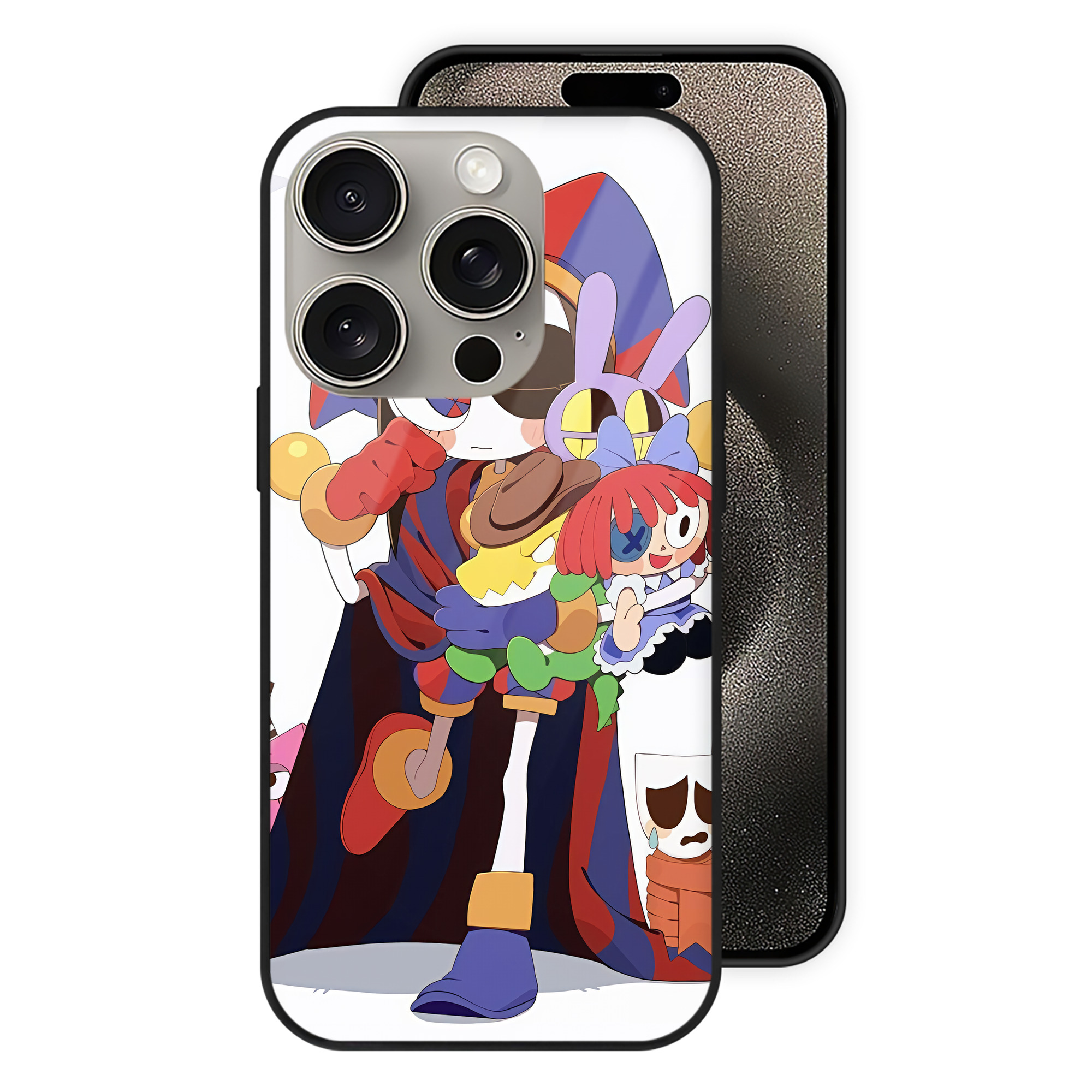 （画像用） アンパンマン Anpanman 【iPhone15Pro対応】スマホケース 耐衝撃＆黄変防止 背面ガラス