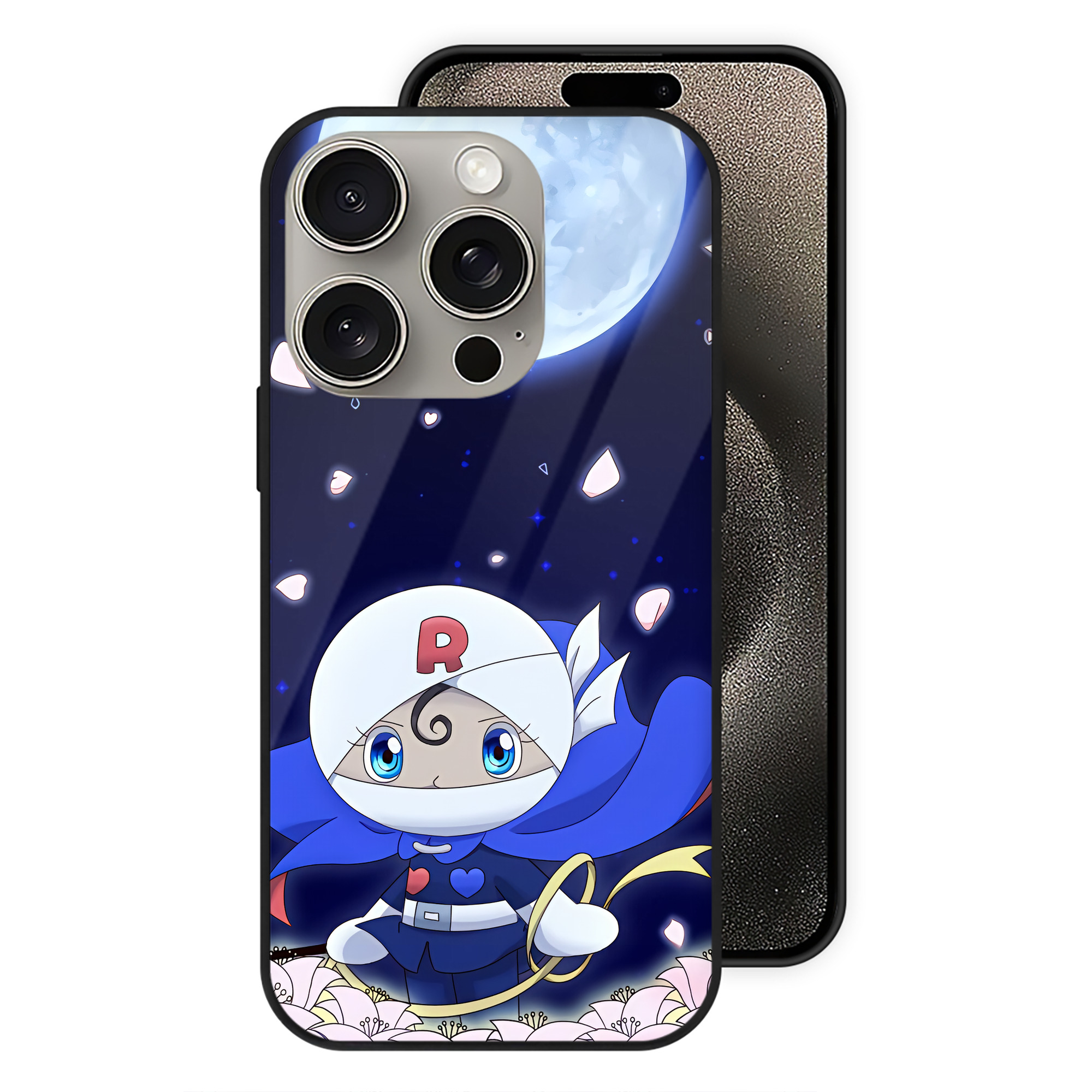 （画像用） アンパンマン Anpanman 【iPhone15Pro対応】スマホケース 耐衝撃＆黄変防止 背面ガラス