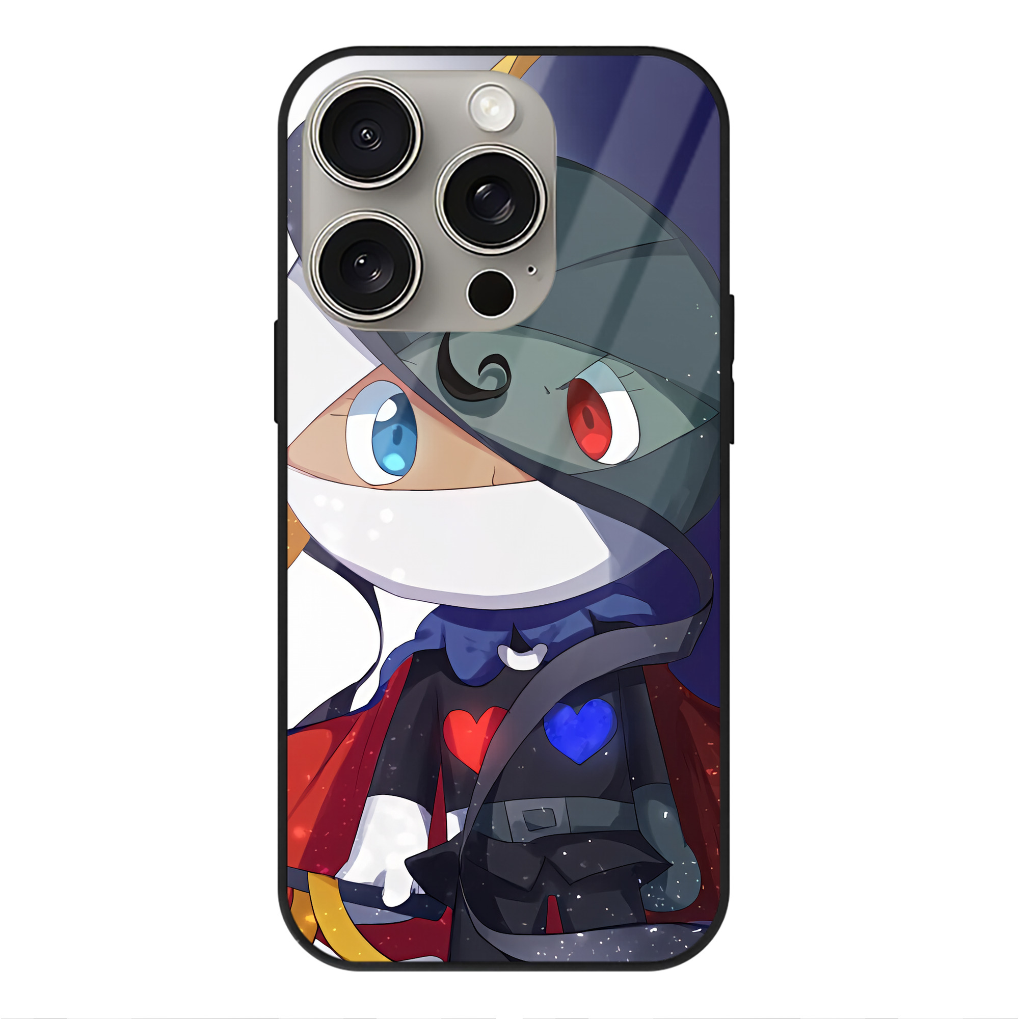 （画像用） アンパンマン Anpanman 【iPhone15Pro対応】スマホケース 耐衝撃＆黄変防止 背面ガラス