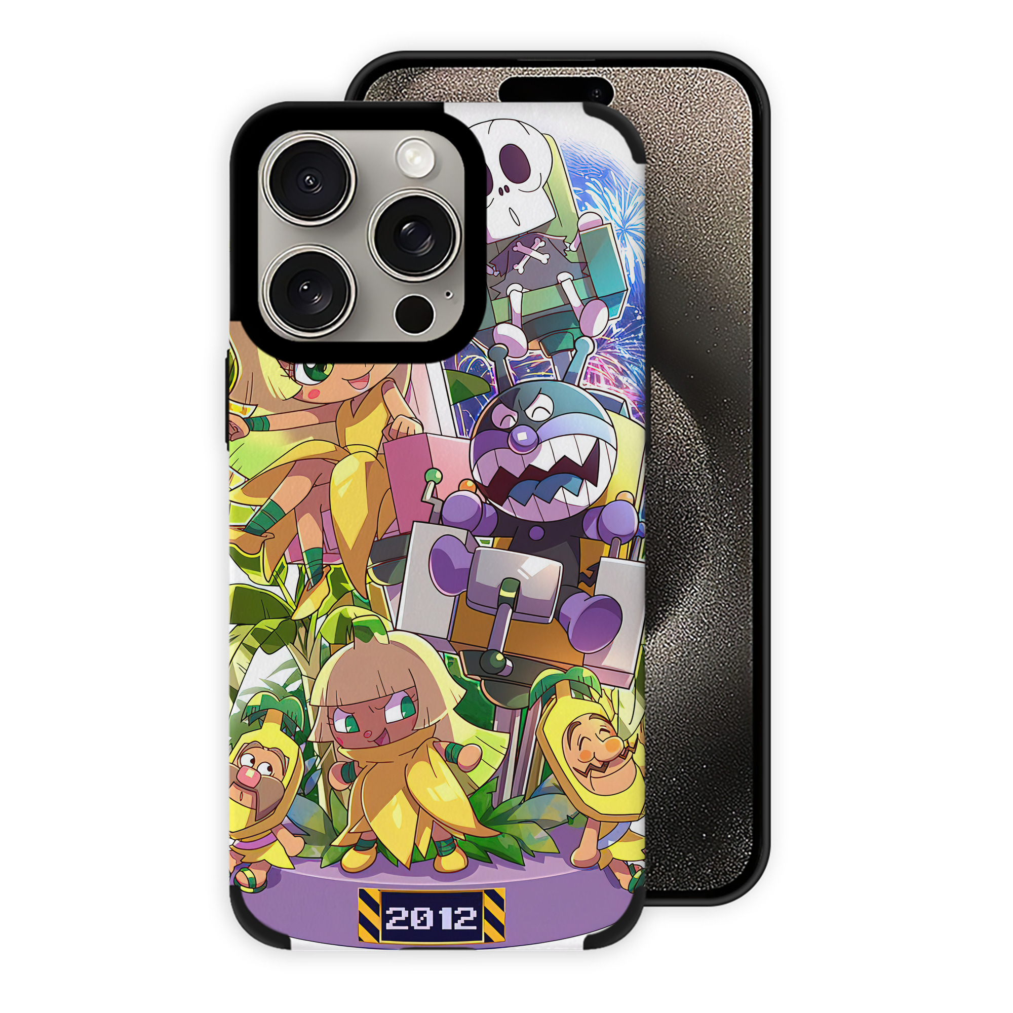 （画像用） アンパンマン Anpanman 【iPhone15ProMax対応】 PUレザー スマホケース 耐衝撃＆黄変防止