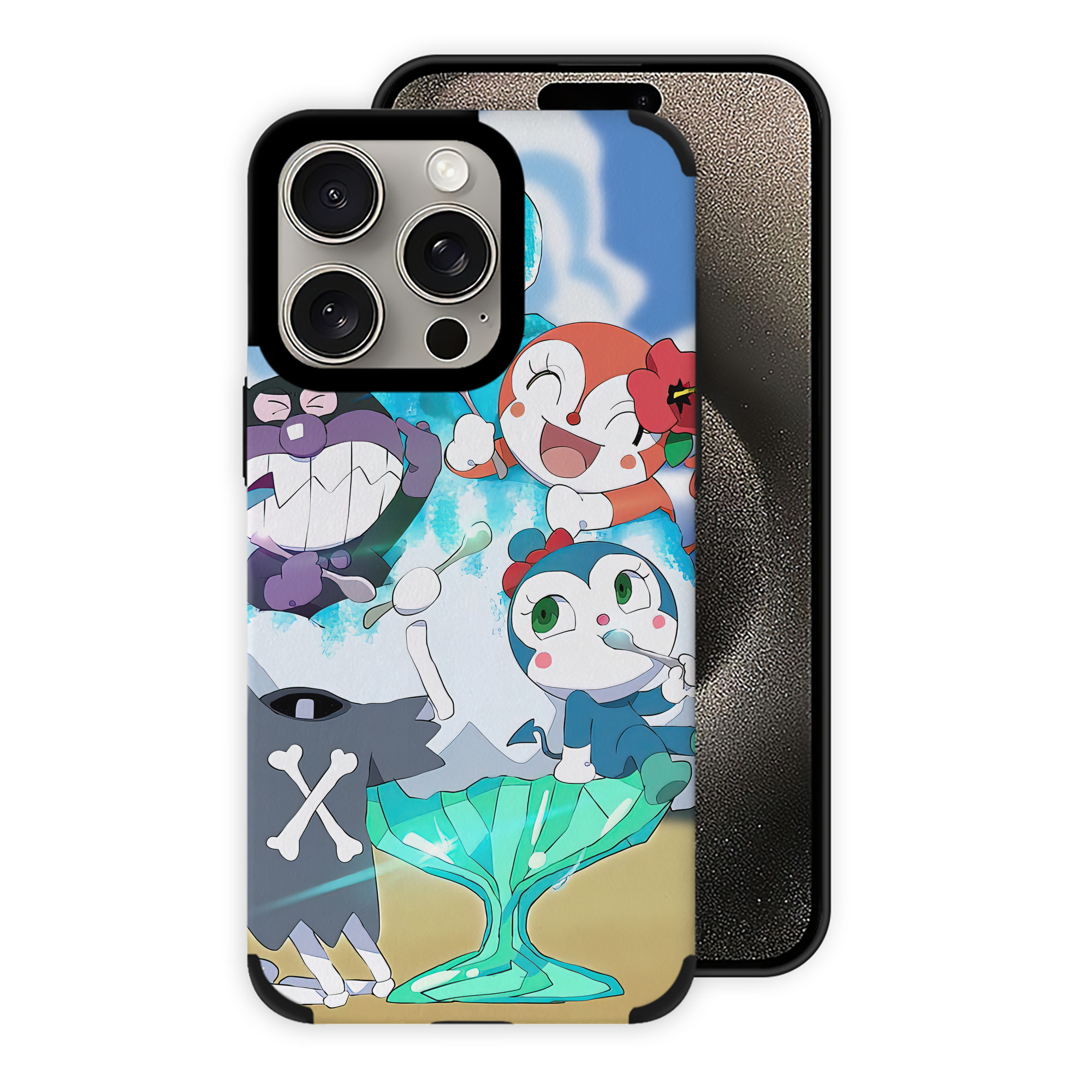 （画像用） アンパンマン Anpanman 【iPhone15ProMax対応】 PUレザー スマホケース 耐衝撃＆黄変防止