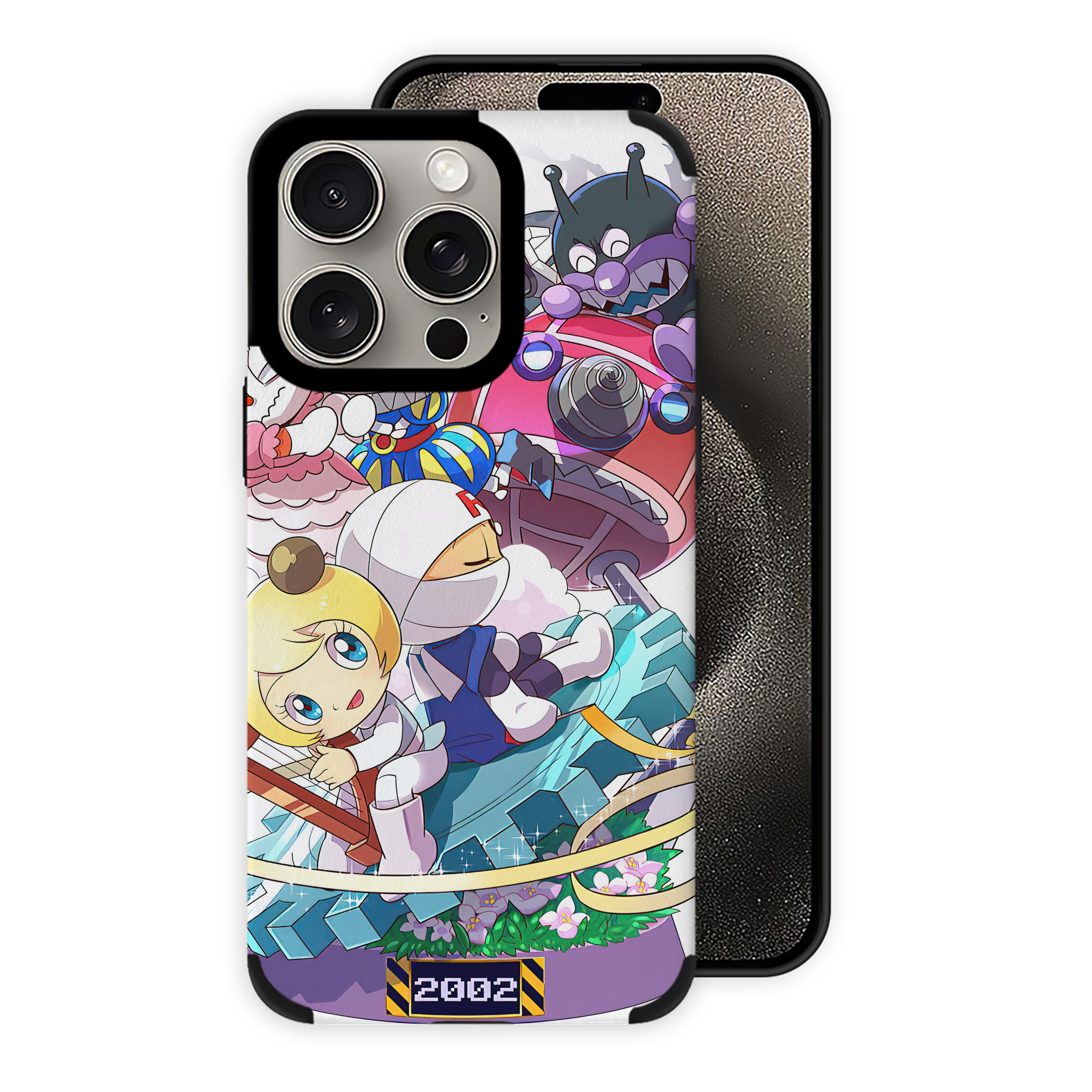 （画像用） アンパンマン Anpanman 【iPhone15ProMax対応】 PUレザー スマホケース 耐衝撃＆黄変防止
