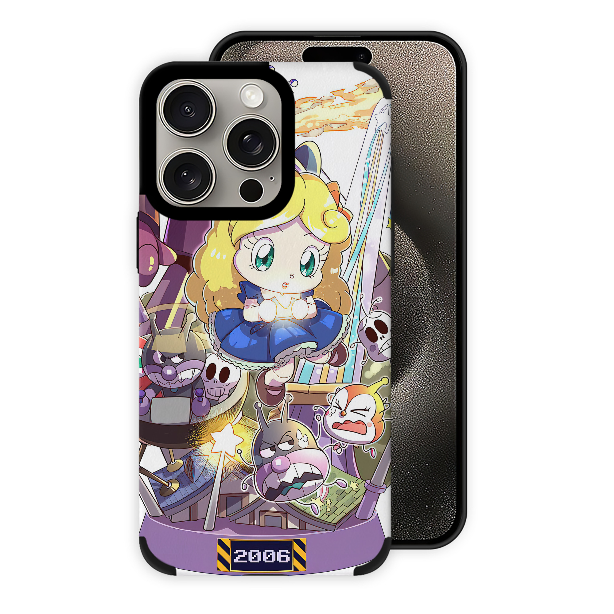 （画像用） アンパンマン Anpanman 【iPhone15ProMax対応】 PUレザー スマホケース 耐衝撃＆黄変防止
