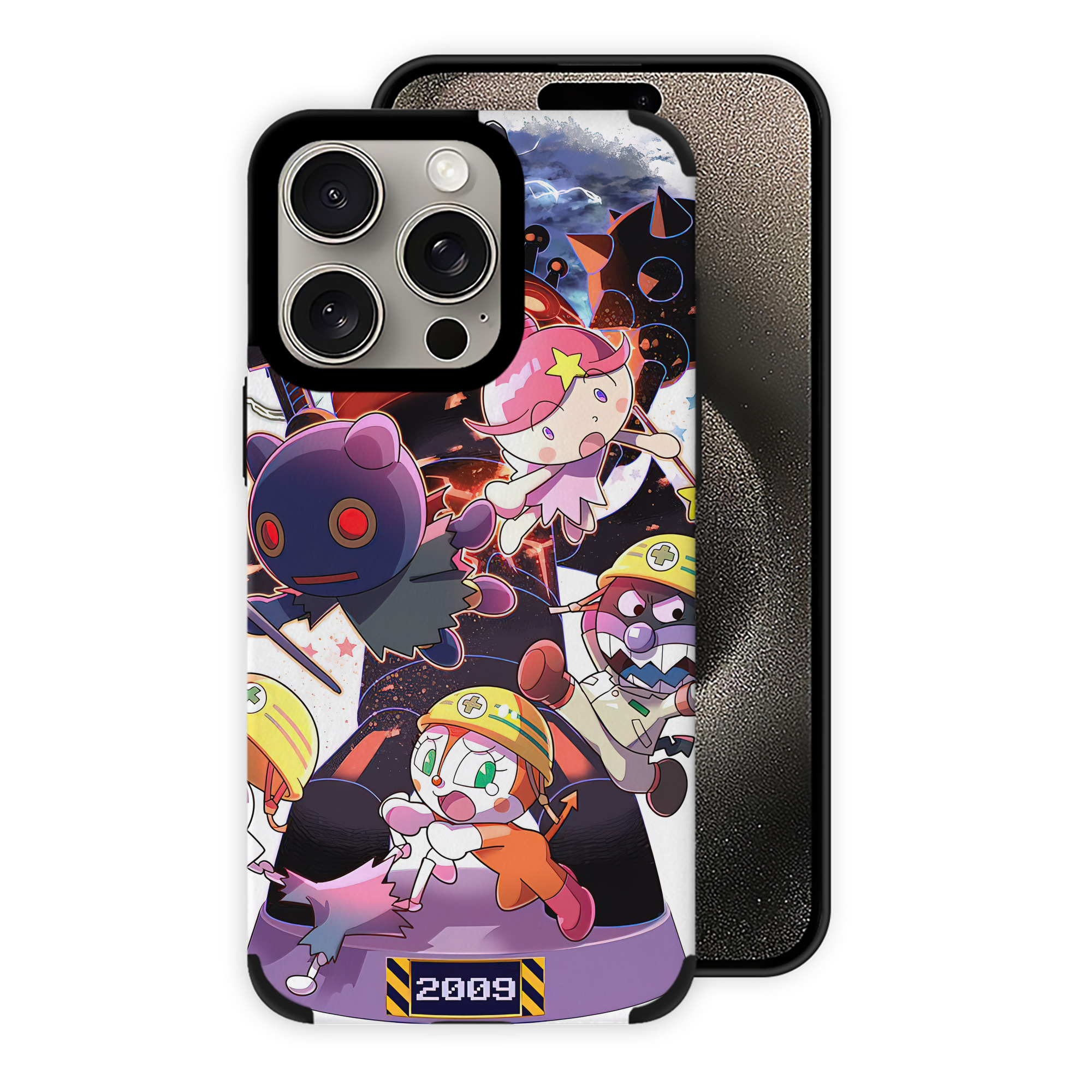 （画像用） アンパンマン Anpanman 【iPhone15ProMax対応】 PUレザー スマホケース 耐衝撃＆黄変防止