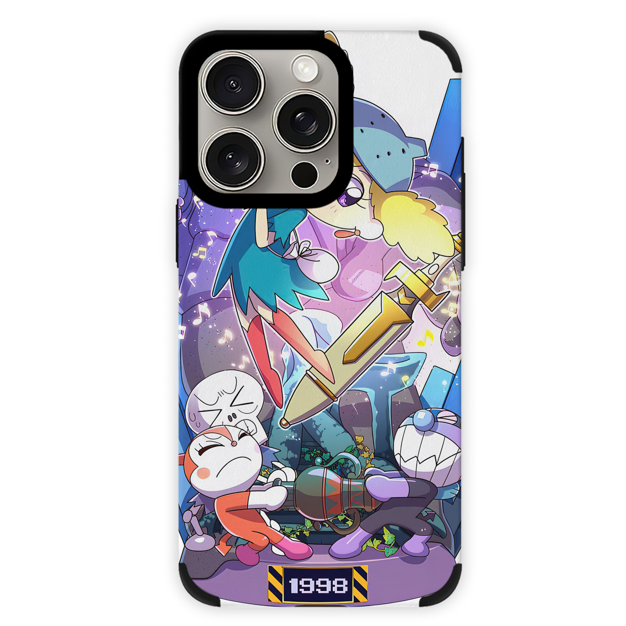 （画像用） アンパンマン Anpanman 【iPhone15ProMax対応】 PUレザー スマホケース 耐衝撃＆黄変防止