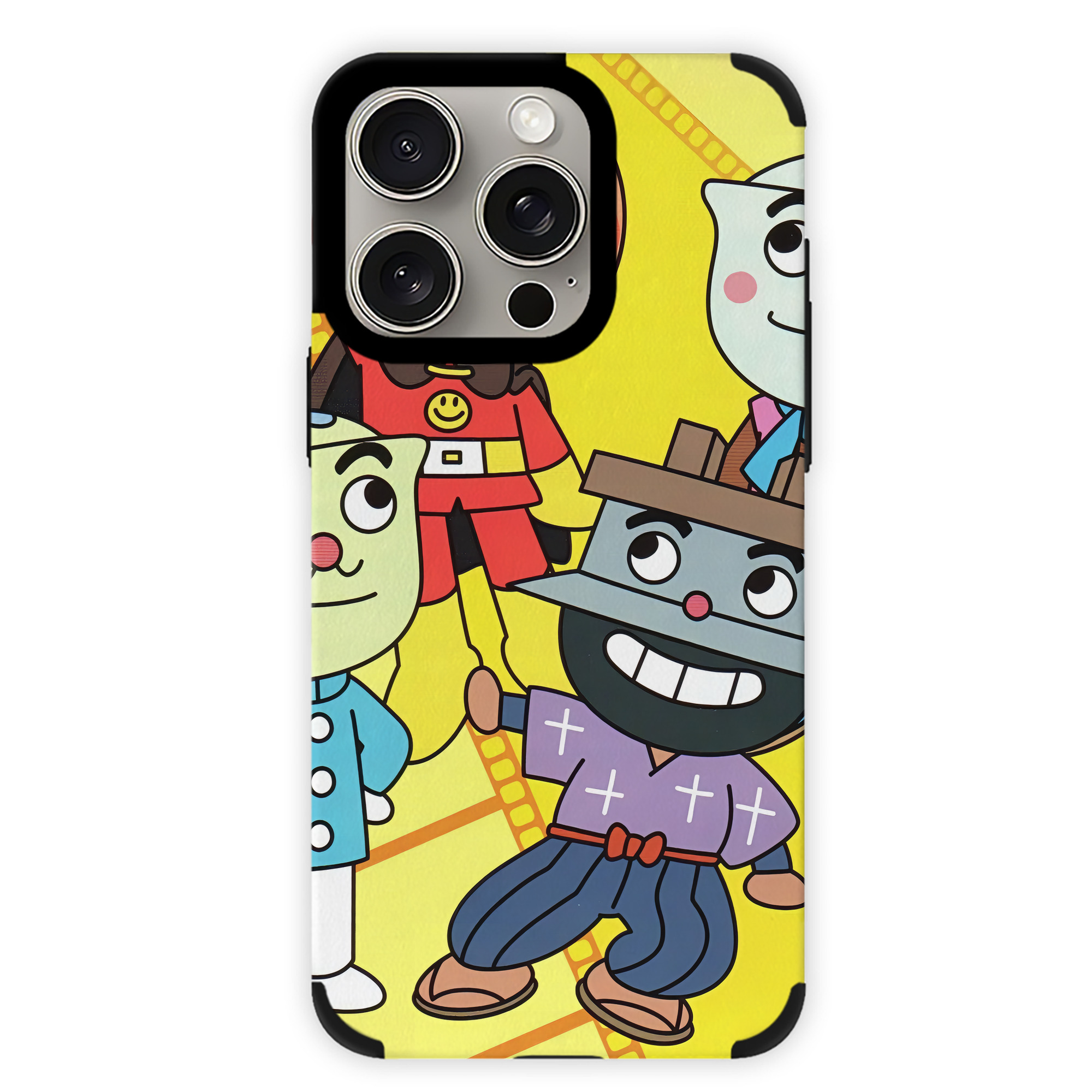 （画像用） アンパンマン Anpanman 【iPhone15ProMax対応】 PUレザー スマホケース 耐衝撃＆黄変防止
