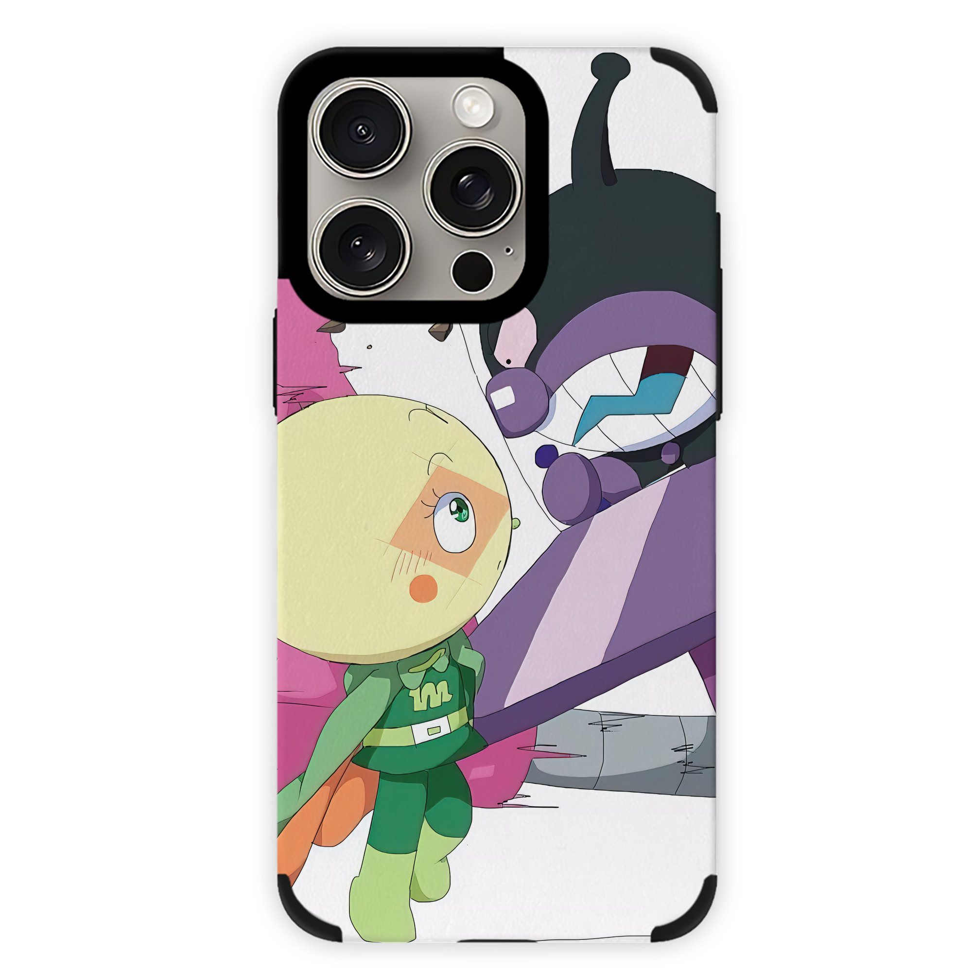 （画像用） アンパンマン Anpanman 【iPhone15ProMax対応】 PUレザー スマホケース 耐衝撃＆黄変防止