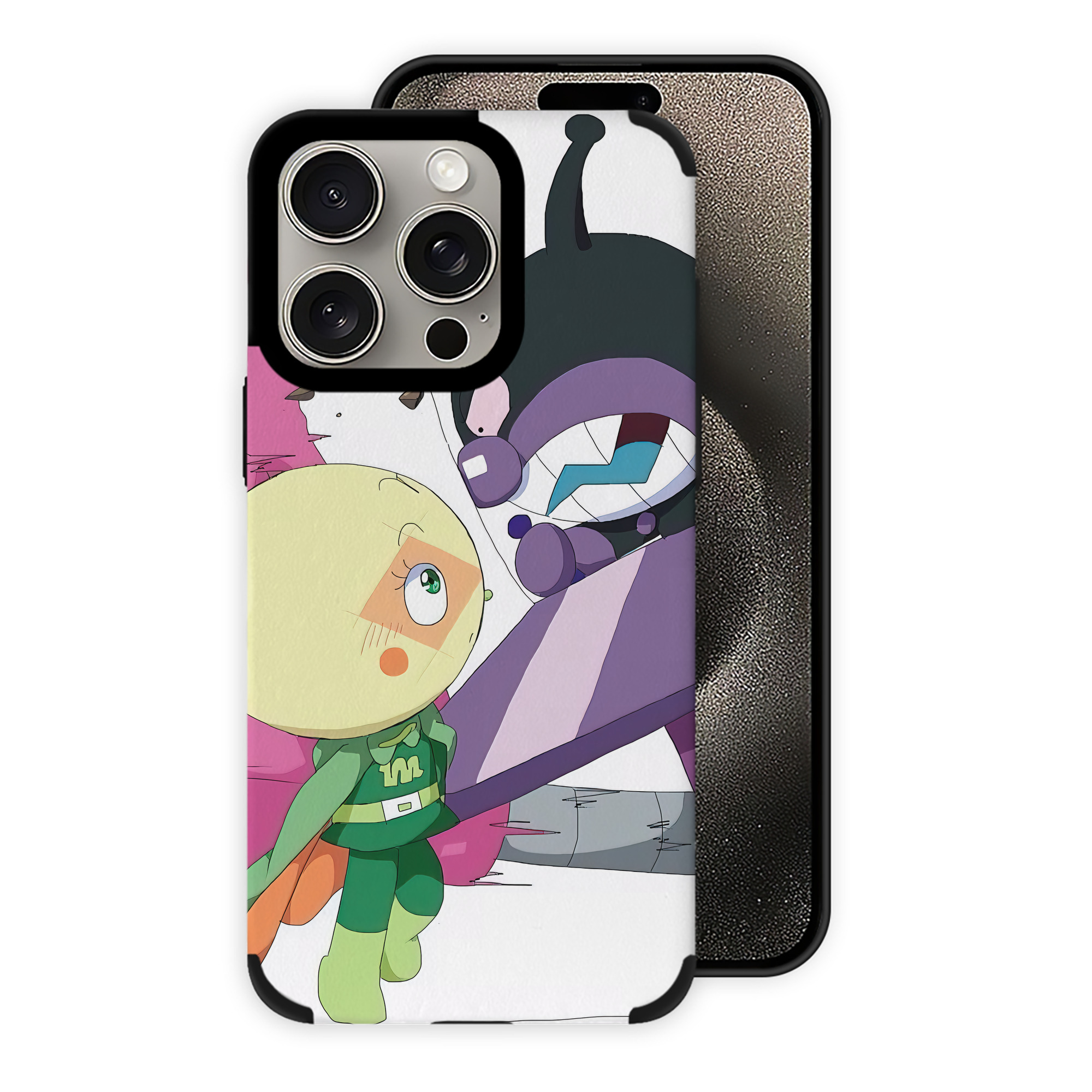（画像用） アンパンマン Anpanman 【iPhone15ProMax対応】 PUレザー スマホケース 耐衝撃＆黄変防止