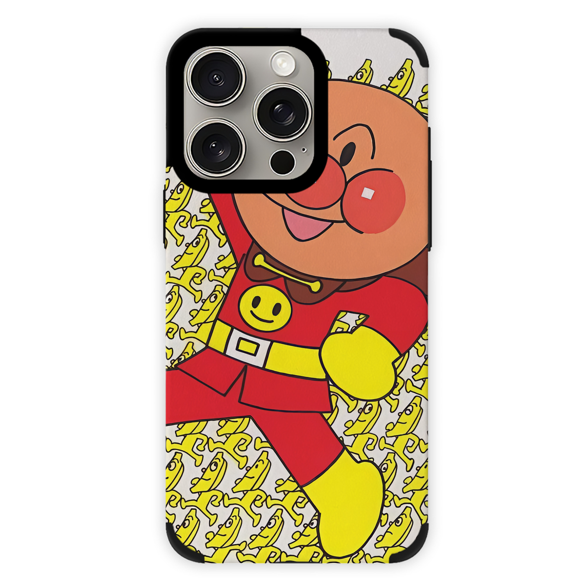 （画像用） アンパンマン Anpanman 【iPhone15ProMax対応】 PUレザー スマホケース 耐衝撃＆黄変防止