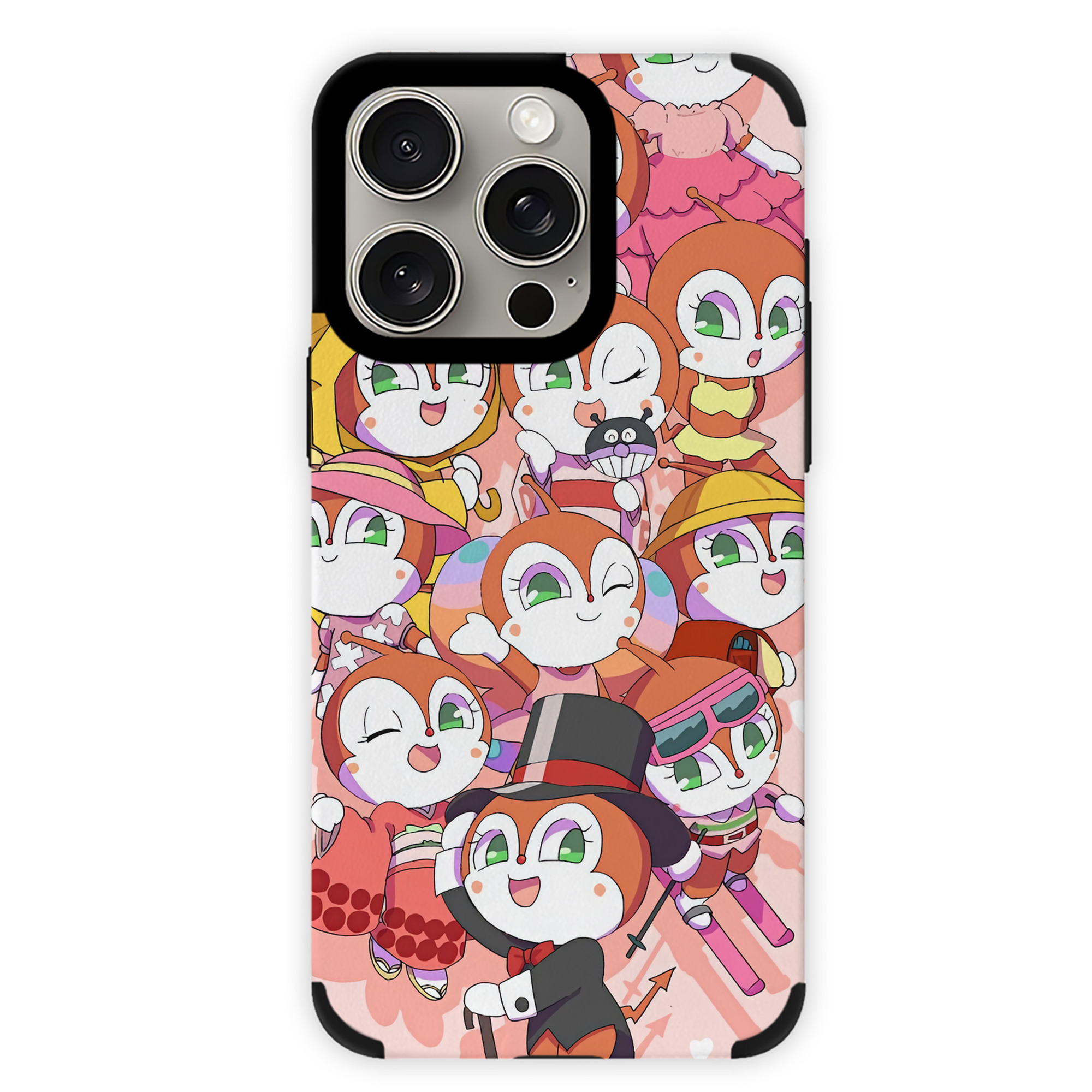 （画像用） アンパンマン Anpanman 【iPhone15ProMax対応】 PUレザー スマホケース 耐衝撃＆黄変防止
